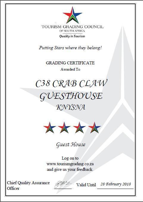 Hotel 38 Crab Claw Knysna Exterior foto